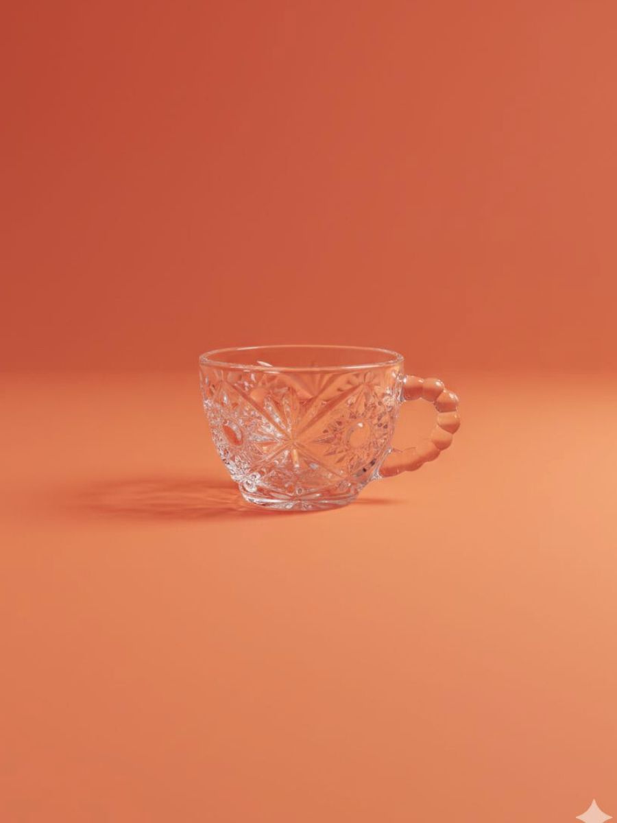 طقم فنجان مزخرف